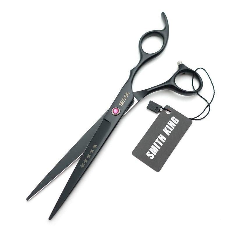 Smithking 7.0 Inches Hair Cutting Scissors Set with Combs Lether Scissors Case,Hair cutting shears Hair Thinning shears For Personal and Professional (Black) - Image 5